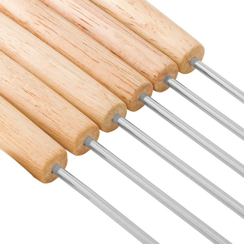 6 komada Vilica za čokoladu od nehrđajućeg čelika Hot Lonac Vilice za sir i voće Desertna vilica za fondue Ražnjići za topljenje Kuhinjski alati