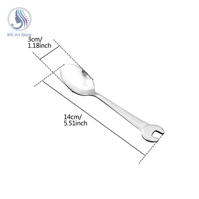 1kom Ključ od nehrđajućeg čelika Vilica Žlica Posuđe Odrezak Nož Večera Voće Desert Duge vilice Čajna žlica Za piknik Kampiranje