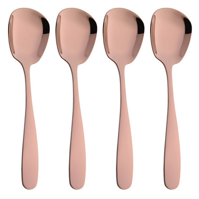 4 tk värviline söögiriistade komplekt 304 roostevabast terasest ruudukujuline lusika komplekt riisi lusika kulp magustoidu jäätise laua lusikas kööginõud