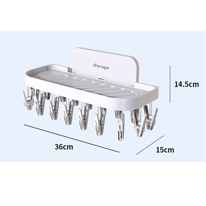 Kokkupandavad sokid Pulgad Riidepuud Aluspesu Käterätikuivati Rest Seinariiul Pesunõel Vannitoa Korraldaja Riidekuivati