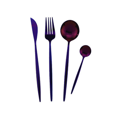 JANKNG Gold söögiriistade komplekt Peegel-hõbedatarvete komplekt roostevabast terasest söögiriistade komplekt köögi nuga lusikas lauanõude Lääne lauanõude komplekt