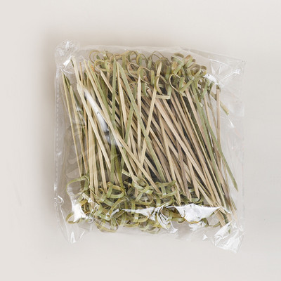 100db 9cm-es bambusz gyümölcspálcika kreatív bambusz gyümölcspálcika virágcsomófüzér bambusz gyümölcspálcika