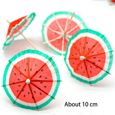 50KOM Štapići za kišobrane za koktele Ukrasne čačkalice Voćni kolači Desert Buffet Koktel Suncobrani Piće Pijuci Posuđe za zabavu