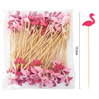 100 tk bambusest puuviljast hambaorkid armsad karusüdamed Rootsi lauas Kokteilipulgad puuviljavardad pulma-sünnipäevapeo tordikaunistuseks