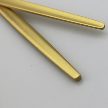6 τμχ Επιδόρπιο κουτάλι λευκόχρυσο ματ μαχαιροπίρουνα από ανοξείδωτο ατσάλι Κουτάλι ασημένια σκεύη κουζίνας Μαύρο χρυσό Επιτραπέζια σκεύη