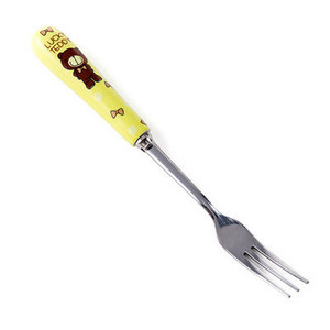 Vilica za voće od nehrđajućeg čelika Keramička ručka Slatki medo Vilica za desert Ekološki prihvatljivo posuđe Dječje vilice Kuhinjsko posuđe