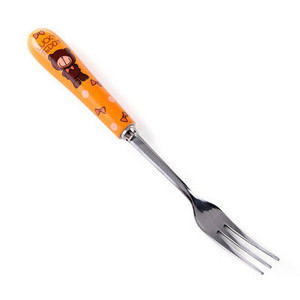 Vilica za voće od nehrđajućeg čelika Keramička ručka Slatki medo Vilica za desert Ekološki prihvatljivo posuđe Dječje vilice Kuhinjsko posuđe