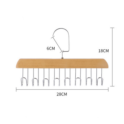Iliving palgikonks riidepuu müts lips rinnahoidja rihm hoiuriiul 8 konks täispuidust riidepuu roostevabast terasest kodu riidekapi kuivatusrest