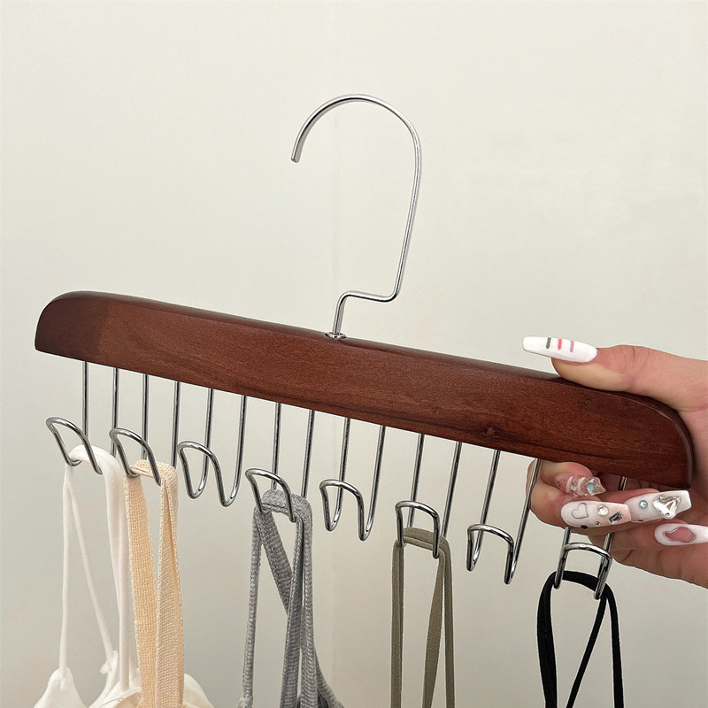 Iliving palgikonks riidepuu müts lips rinnahoidja rihm hoiuriiul 8 konks täispuidust riidepuu roostevabast terasest kodu riidekapi kuivatusrest