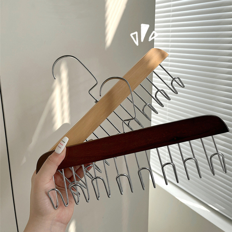 Iliving palgikonks riidepuu müts lips rinnahoidja rihm hoiuriiul 8 konks täispuidust riidepuu roostevabast terasest kodu riidekapi kuivatusrest