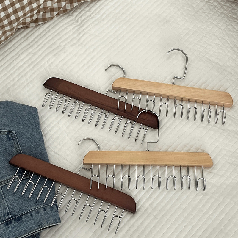 Iliving palgikonks riidepuu müts lips rinnahoidja rihm hoiuriiul 8 konks täispuidust riidepuu roostevabast terasest kodu riidekapi kuivatusrest