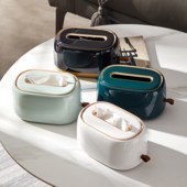 【Nauja】 Lengva prabangi staliniams kompiuteriams skirta spyruoklinė servetėlių dėžutė, stalčių dėžė, tvirtinimas prie sienos, neperforuota buitinė svetainės saugykla