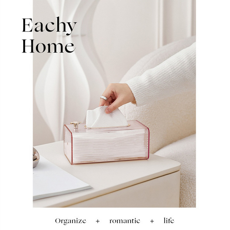 Kleenex dėžutės laikiklis Sieninė servetėlių laikiklis, atsparus vandeniui ir be smūgių, tualetinio popieriaus laikiklis lengvas prabangus servetėlių laikiklis