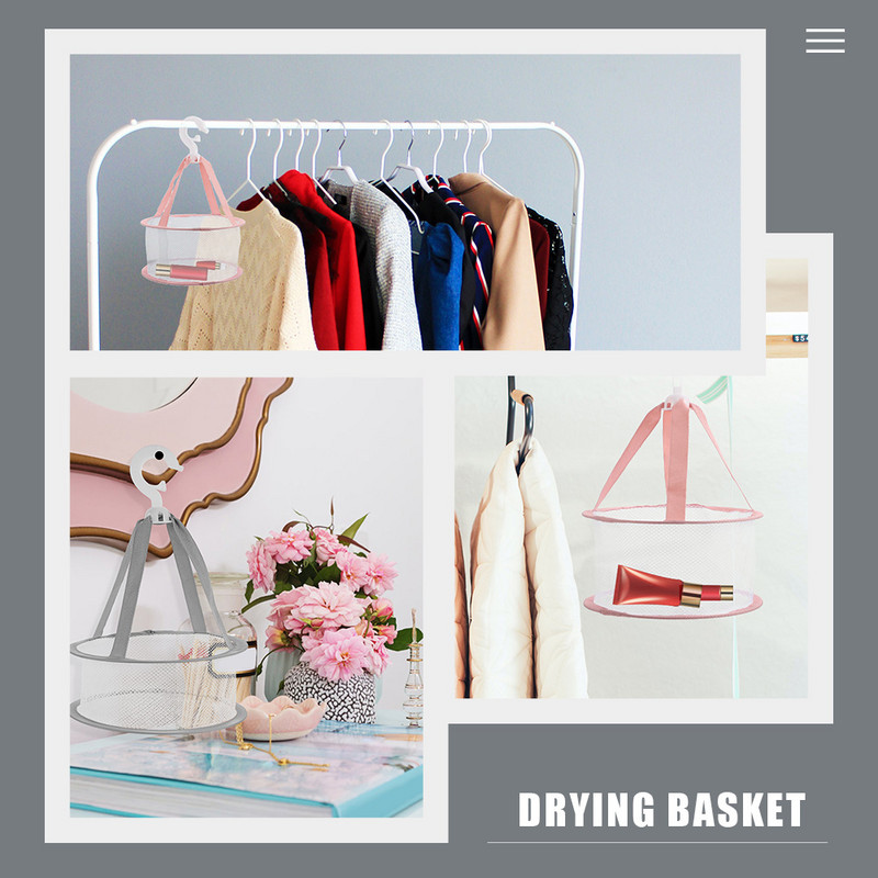 Meigipuhastusvõrk korv Meigipintslihoidja Aksessuaarid Riided Korduvkasutatavad riidekuivati