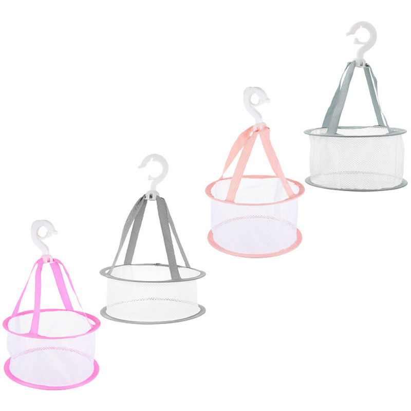 Mrežasta torba za sušenje kista za šminku Viseći stalak za rublje Košara za odjeću Spužve Sušilo