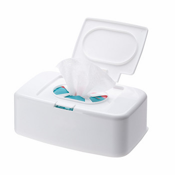Кутия за сухи мокри кърпички Калъф за съхранение на кърпички Дозатор за салфетки Хартия Бебешки кърпички Кутия за съхранение на салфетки Държач Контейнер Държач за салфетки