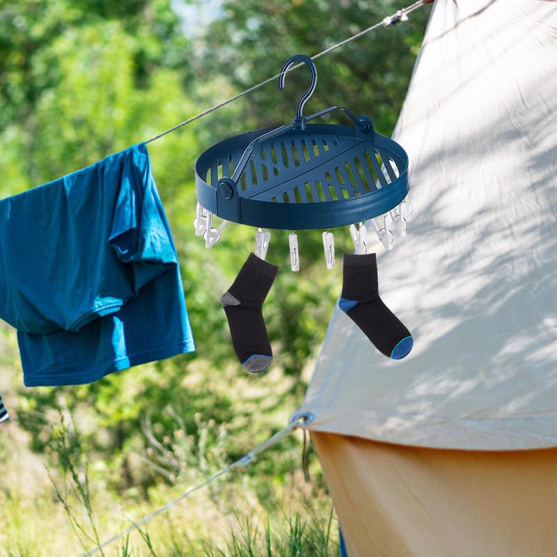 Kokkupandav klambriga riidepuu Rippuvad pesukuivatusrestid koos 20 klambriga pesutarvikud sokkide kuivatamiseks rinnahoidjad pesu aluspesu