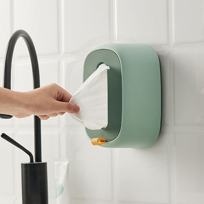 Prie sienos tvirtinama drėgnų servetėlių dėžutė šlapio servetėlių dėklas Ant sienos tvirtinamas servetėlių dozatorius drėgnų servetėlių dozatorius drėgnų servetėlių dozatoriaus laikiklis