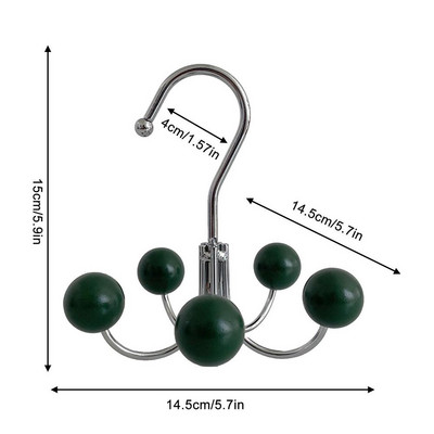 Vješalica za odjeću koja se okreće za 360 stupnjeva, višenamjenska rotirajuća kuka za ormar, vješalica, organizator, torba za šal, kuka za pohranu