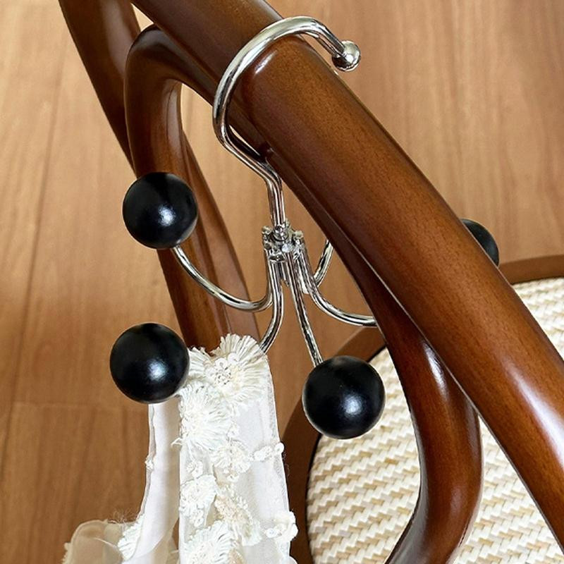 Vješalica za odjeću koja se okreće za 360 stupnjeva, višenamjenska rotirajuća kuka za ormar, vješalica, organizator, torba za šal, kuka za pohranu