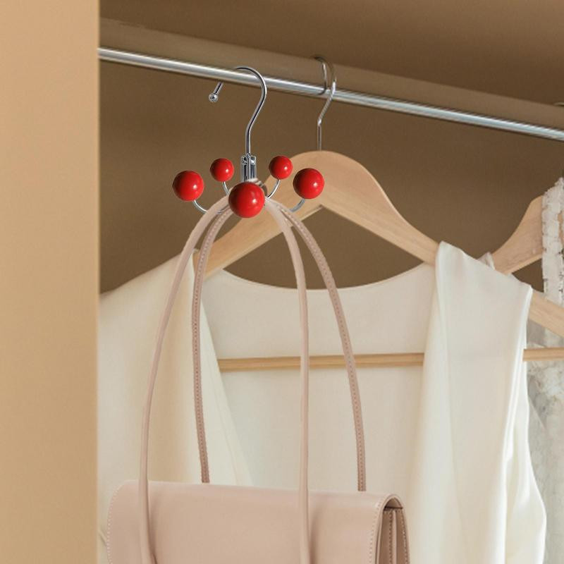 Vješalica za odjeću koja se okreće za 360 stupnjeva, višenamjenska rotirajuća kuka za ormar, vješalica, organizator, torba za šal, kuka za pohranu