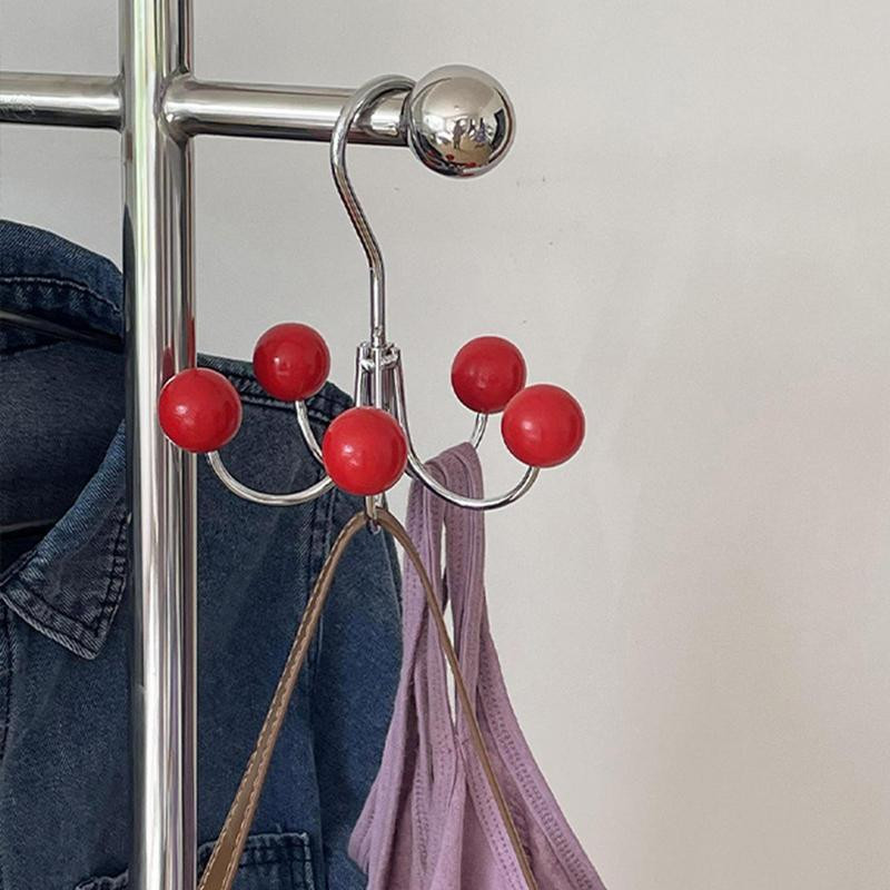 Vješalica za odjeću koja se okreće za 360 stupnjeva, višenamjenska rotirajuća kuka za ormar, vješalica, organizator, torba za šal, kuka za pohranu