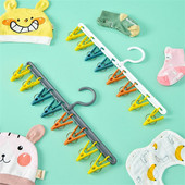 8 klambrit plastist tuulekindel riidenõel pesuriide riidepuu riidenöör lastele beebisokk käterätikuivatusrest riidepulk konks õhutaja kuiv