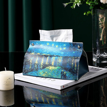 Tissue Box Light Luxury Σαλόνι Creative Nordic Ins Wind Storage Car PU Δερμάτινο Pumping Paper box