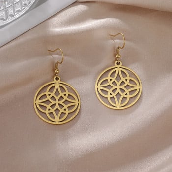 EUEAVAN 5 бр. Witch Knot Charms за изработка на бижута Неръждаема стомана Witch Celtics Knot Amulet Charm, висулка Направи си сам, колие, обеци