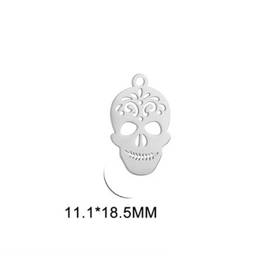 EUEAVAN 5 tk roostevabast terasest filigraansed koljuvõrud ehete valmistamiseks väikeste ripatsidega käevõru kaelakee DIY tarvikud