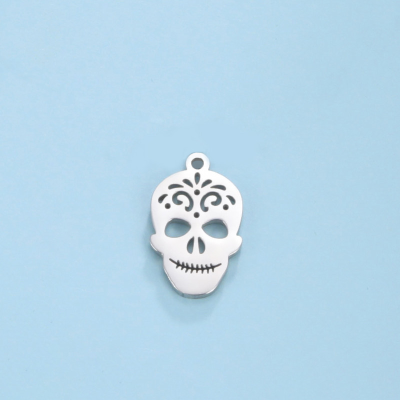 EUEAVAN 5 tk roostevabast terasest filigraansed koljuvõrud ehete valmistamiseks väikeste ripatsidega käevõru kaelakee DIY tarvikud