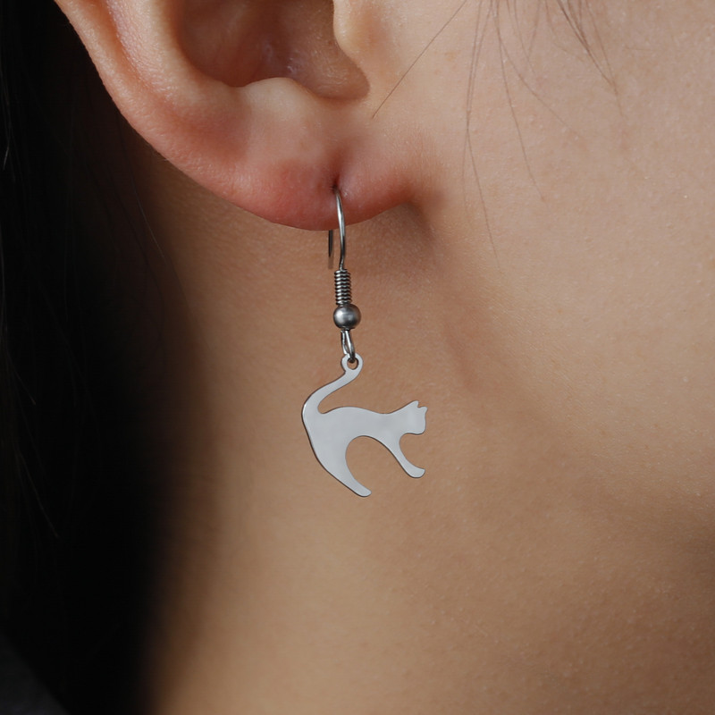 EUEAVAN 5 vnt. nerūdijančio plieno mieli kačių pakabukai juvelyriniams dirbiniams gaminti, pasidaryk pats, auskarai, karoliai, reikmenys, didmeninė prekyba dovanos