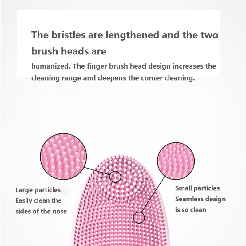 Silikoonist näopesumasin Ultraheli vibratsiooniga veekindel näopuhastusseadmed harjad Kodukasutus Ilu tervis