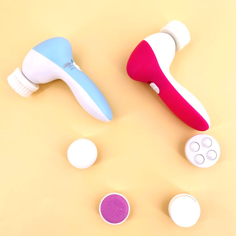 5 u 1 četka za čišćenje lica silikonska četka za lice električna perilica za lice dubinsko čišćenje pora njegu kože četka za masažu lica