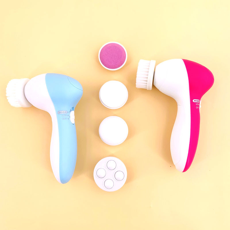 5 u 1 četka za čišćenje lica silikonska četka za lice električna perilica za lice dubinsko čišćenje pora njegu kože četka za masažu lica