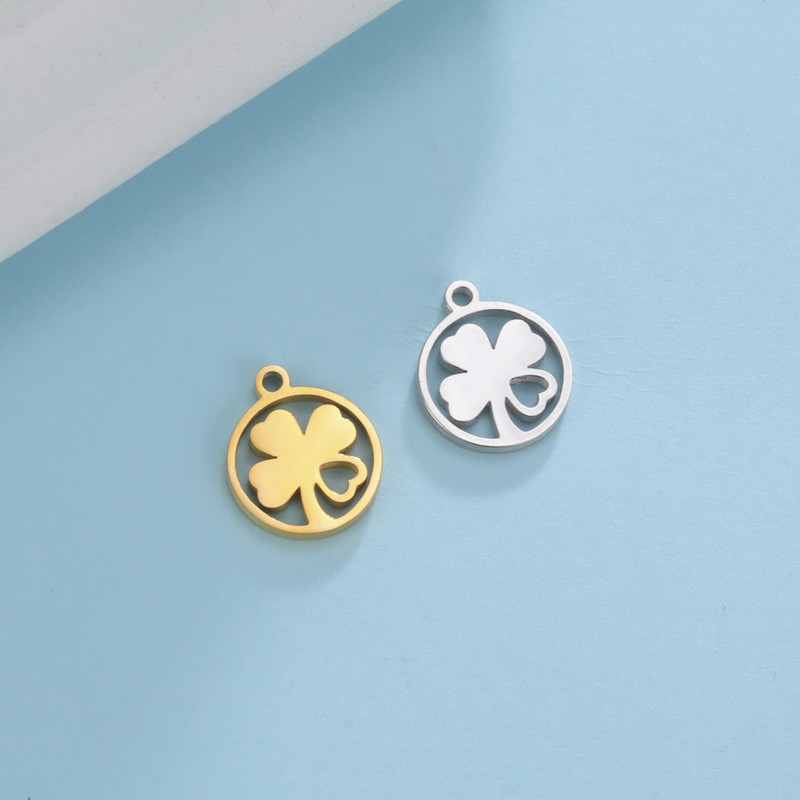 EUEAVAN 5tk Ristiku amulett, roostevabast terasest amulett käevõru kaelakee kõrvarõnga jaoks, ehete valmistamine õnneliku DIY ripatsite hulgimüük