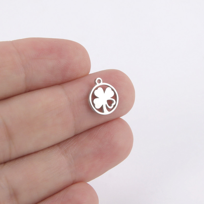 EUEAVAN 5tk Ristiku amulett, roostevabast terasest amulett käevõru kaelakee kõrvarõnga jaoks, ehete valmistamine õnneliku DIY ripatsite hulgimüük