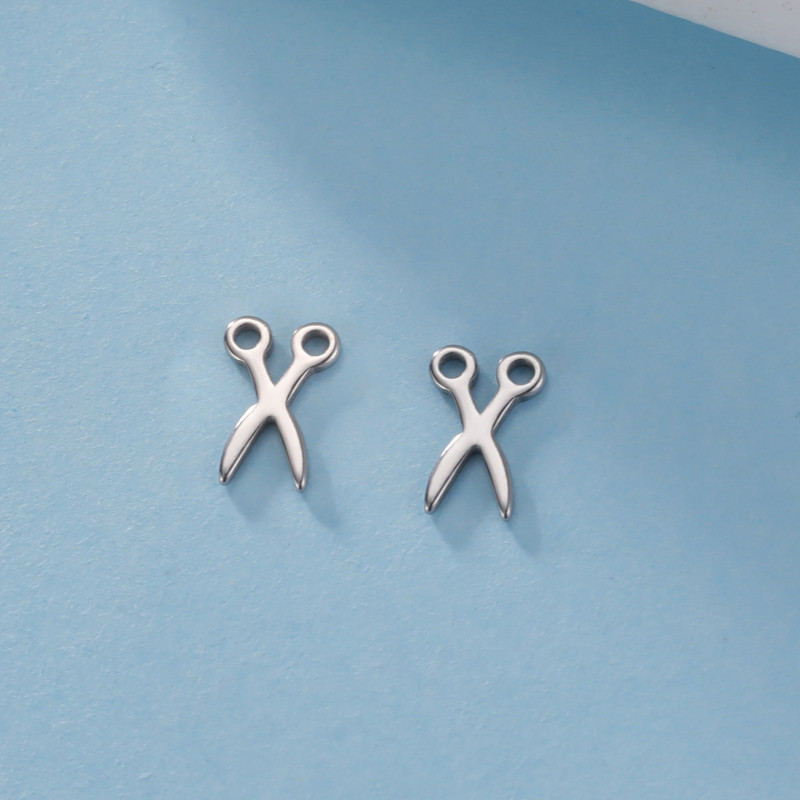 EUEAVAN 5tk Õmblused Kääridega roostevabast terasest amuletid ehete valmistamiseks Väikeste ripatsite meisterdamiseks kaelakee käevõrud hulgitarvikud