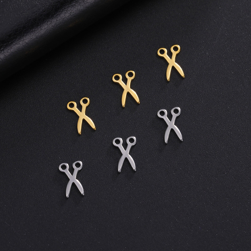 EUEAVAN 5tk Õmblused Kääridega roostevabast terasest amuletid ehete valmistamiseks Väikeste ripatsite meisterdamiseks kaelakee käevõrud hulgitarvikud