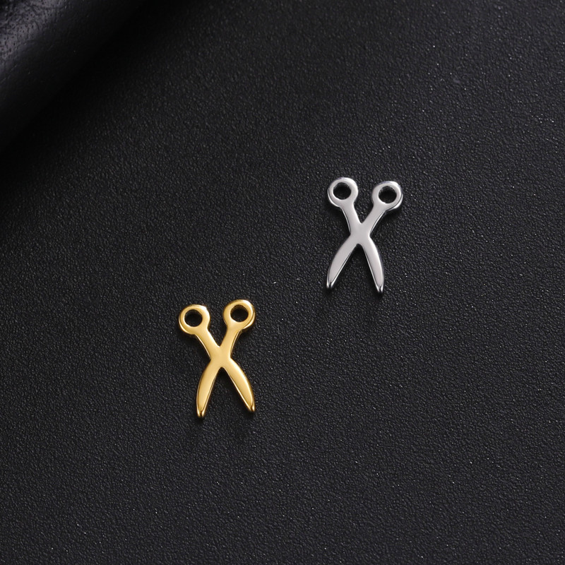 EUEAVAN 5tk Õmblused Kääridega roostevabast terasest amuletid ehete valmistamiseks Väikeste ripatsite meisterdamiseks kaelakee käevõrud hulgitarvikud