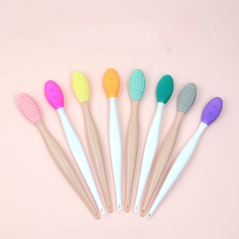 10 tk. Uus moodsa disainiga nina kahepoolne tööriist silikoonist huulekoorija koorimishari