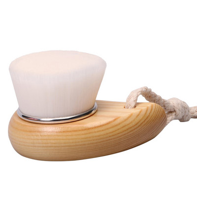 Mustpeade sügavpuhastusvahend Beauty näomassaažihari Näohooldus Puidust varrega näopuhastushari Pehme kiuga juuste koorimine