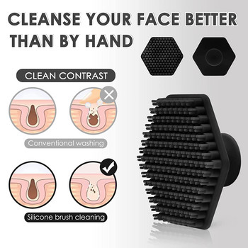 Βούρτσα καθαρισμού προσώπου σιλικόνης Miniature Face Deep Clean Shave Μασάζ Scrub προσώπου Βούρτσα καθαρισμού προσώπου