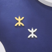 EUEAVAN 5 komada od nehrđajućeg čelika Afrički Berberski simboli privjesci za ogrlicu Etnički privjesak u afričkom kabilskom stilu Izrada nakita