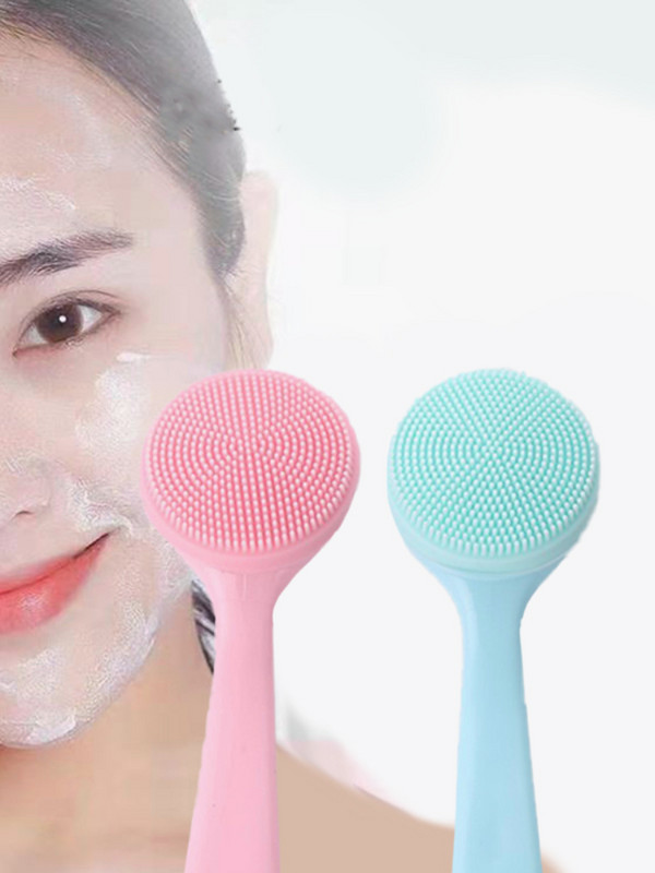 Minkštas silikoninis veido šveitiklis, makiažo šalinimas, inkštirų šalinimas, veido valymo priemonė, nešiojamas grožio įrankis