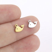 EUEAVAN 5tk roostevabast terasest amuletid vaaladelfiini amulett käevõrudele ripats kaelakee kõrvarõngad aksessuaarid hulgimüük tarvikud