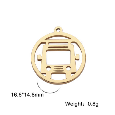 Eueavan 5vnt./stal. Gaisrinis hidrantas Automobilių ugniagesių sunkvežimių pakabukai nerūdijančio plieno pakabukai karolių papuošalų kūrimas dovanos vyrams didmeninė prekyba