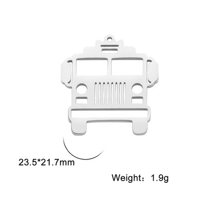 Eueavan 5vnt./stal. Gaisrinis hidrantas Automobilių ugniagesių sunkvežimių pakabukai nerūdijančio plieno pakabukai karolių papuošalų kūrimas dovanos vyrams didmeninė prekyba