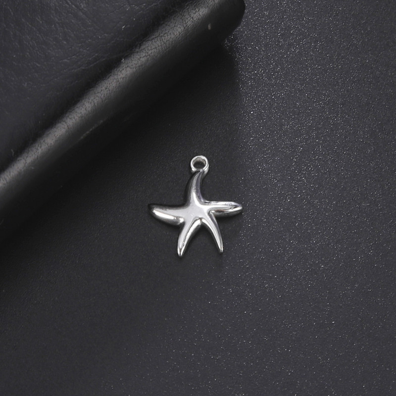 EUEAVAN 5 komada od nehrđajućeg čelika morske zvijezde šarm privjesci ogrlica nalazi narukvica šarm izrada DIY pribor za nakit