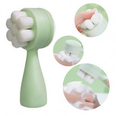 Kahepoolne silikoonist näopuhastusvahend pesupintsel Pehme õrna kiu näopuhastusvahend nahahooldusvahend näopuhastusvahend nahahooldus